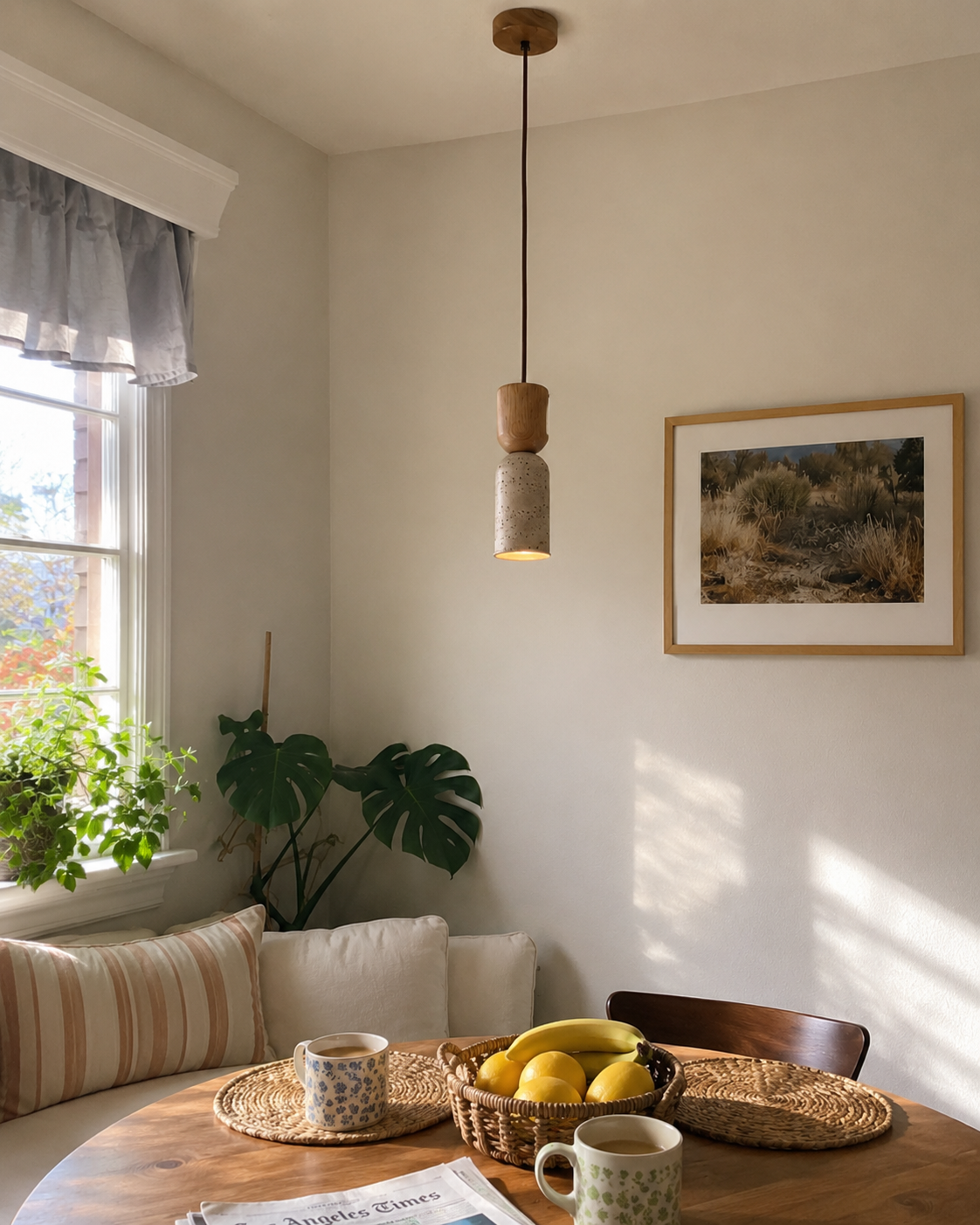 Atlas | Japanese Wabi-Sabi Stone Pendant Light