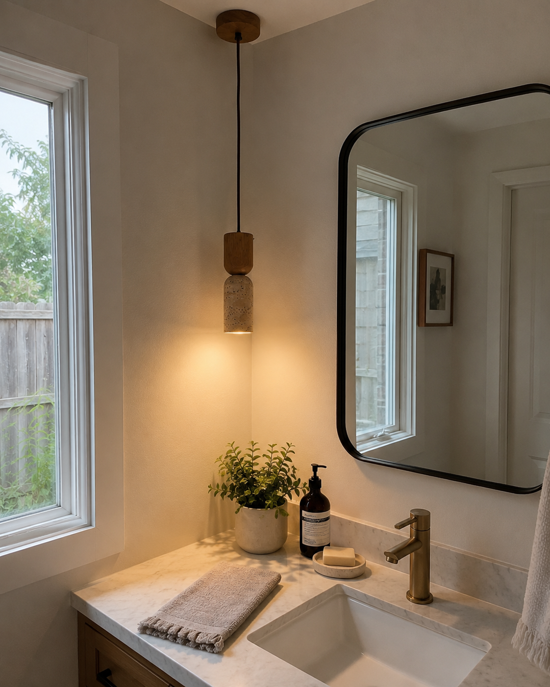 Atlas | Japanese Wabi-Sabi Stone Pendant Light