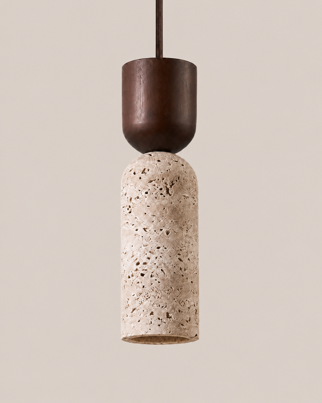 Atlas | Japanese Wabi-Sabi Stone Pendant Light