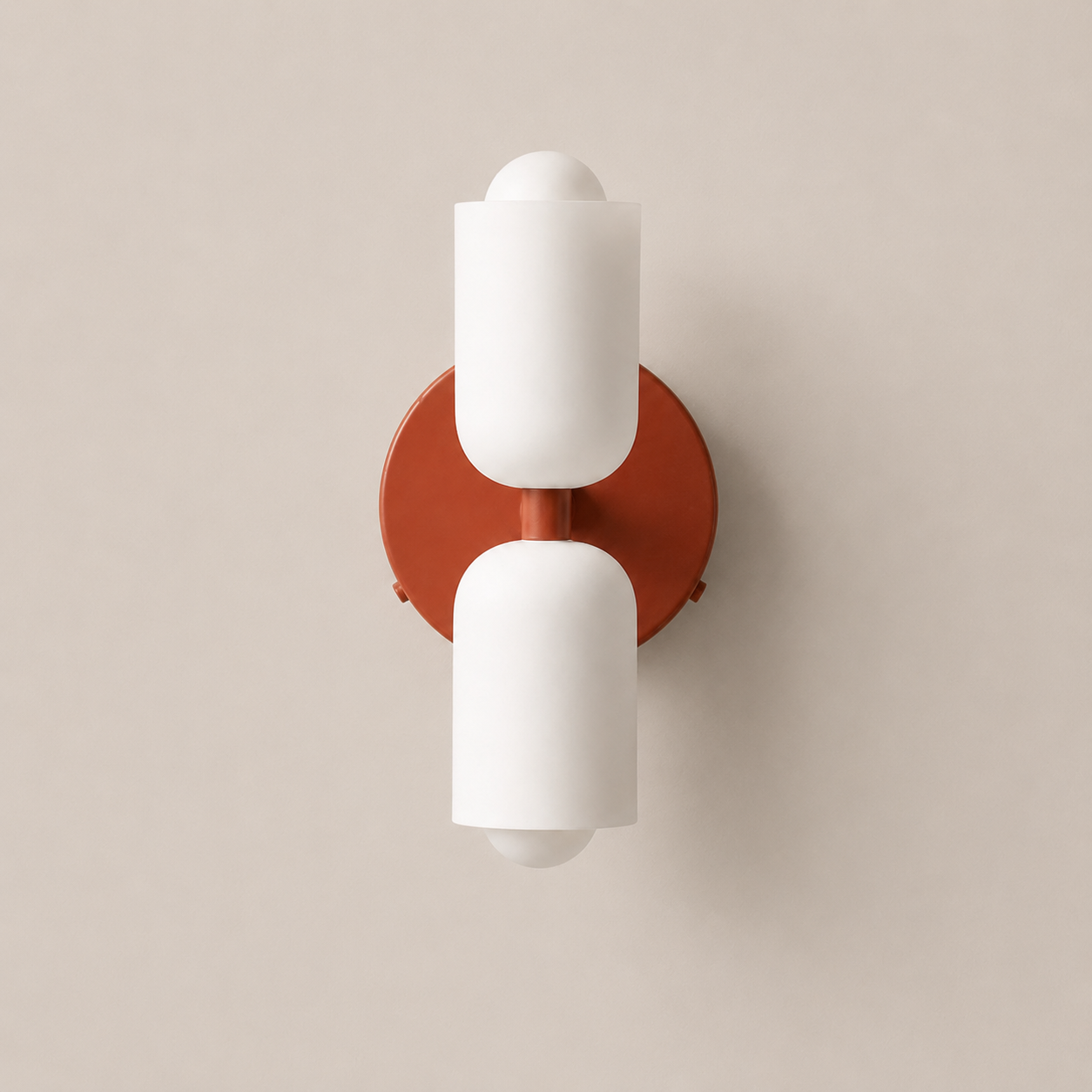 Colette | Modern French Cream Double Glass Wall Sconce