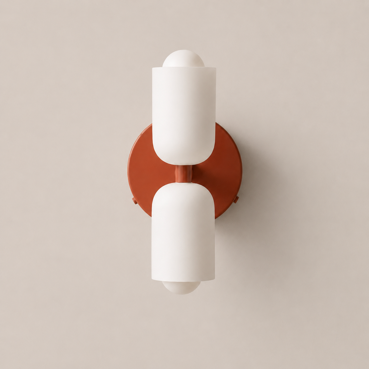 Colette | Modern French Cream Double Glass Wall Sconce