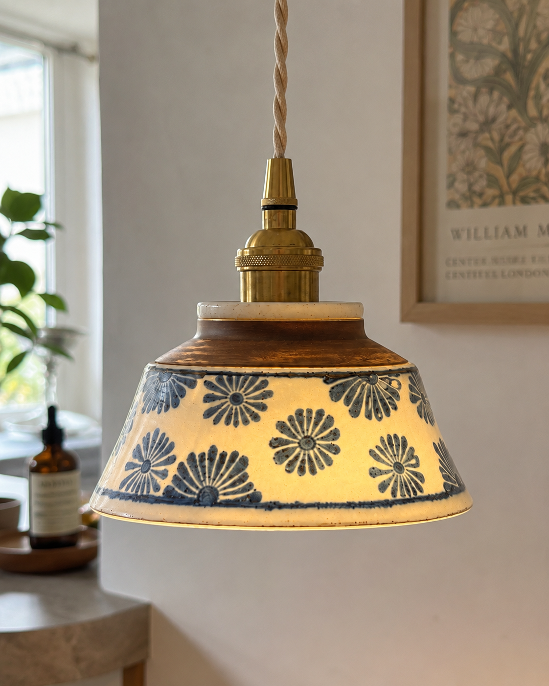 Wei | Retro Ceramic Pendant Light