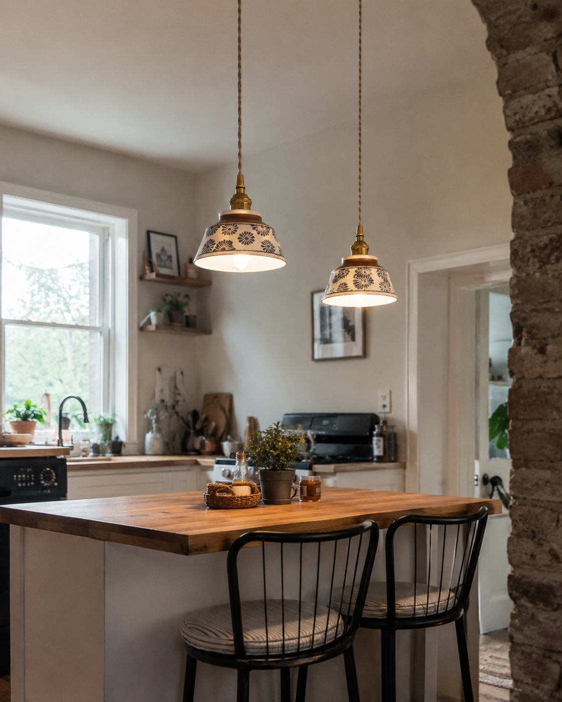 Wei | Retro Ceramic Pendant Light