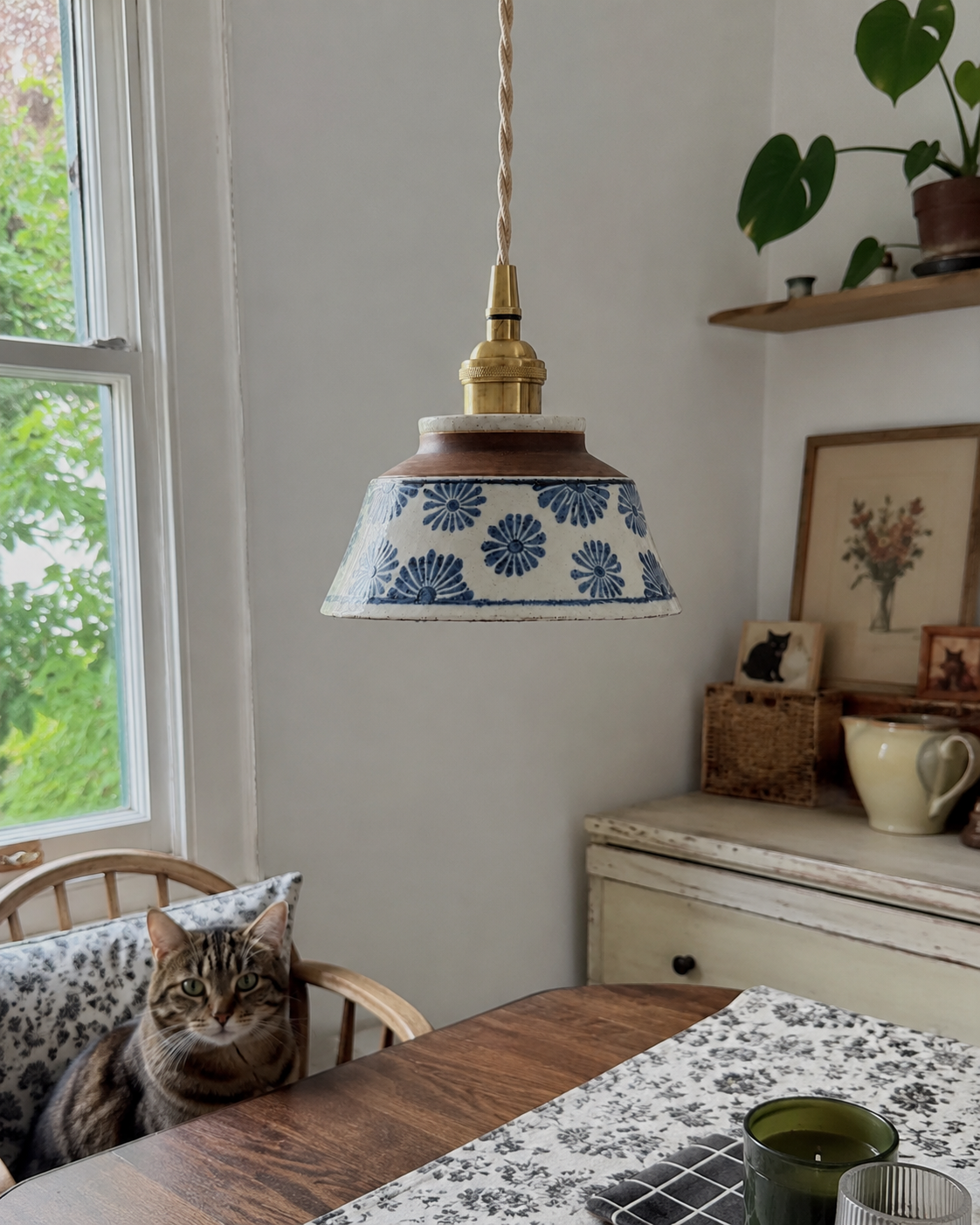 Wei | Retro Ceramic Pendant Light