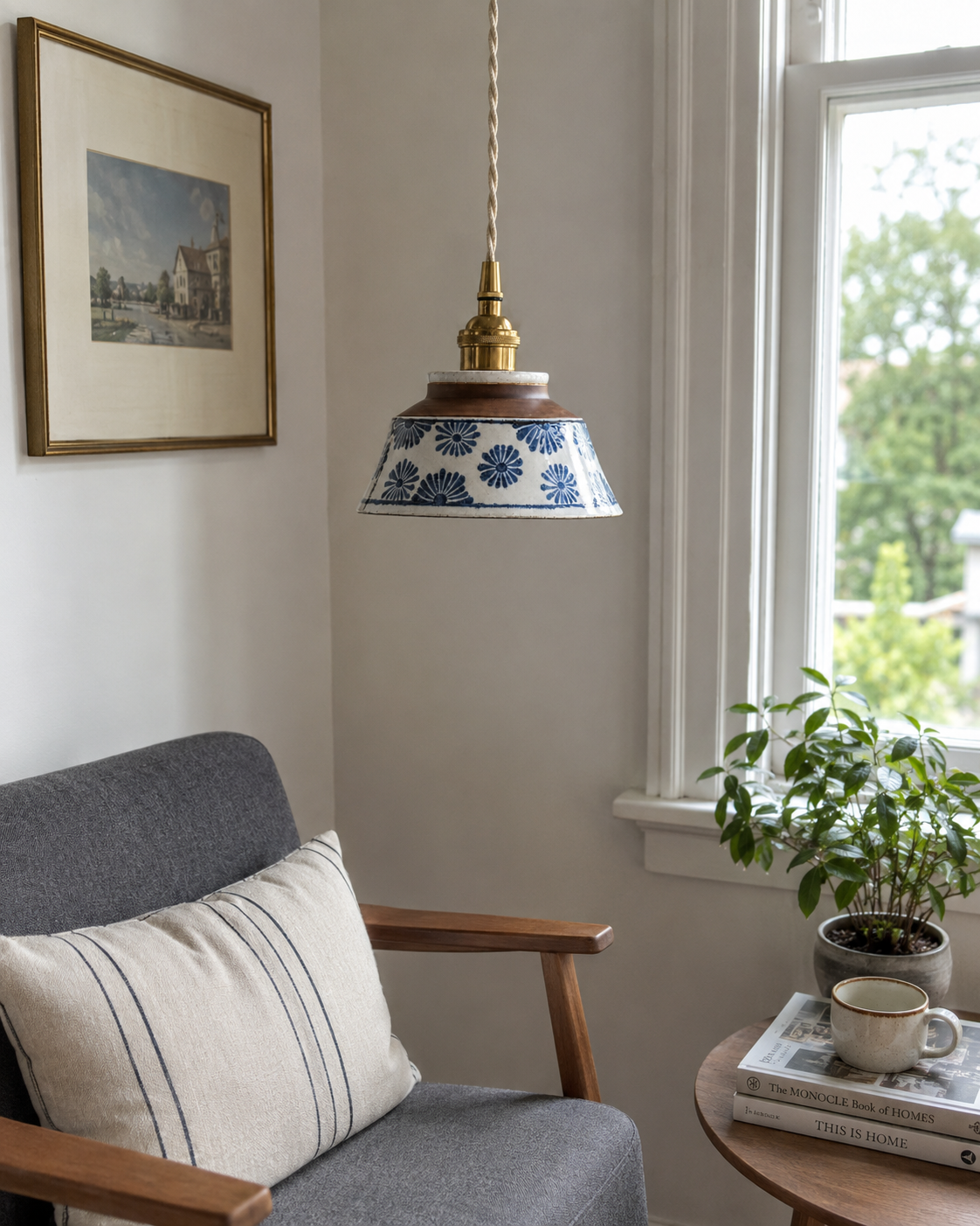 Wei | Retro Ceramic Pendant Light