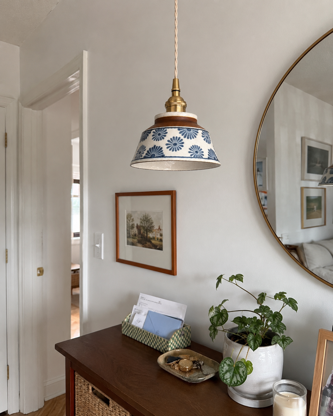 Wei | Retro Ceramic Pendant Light
