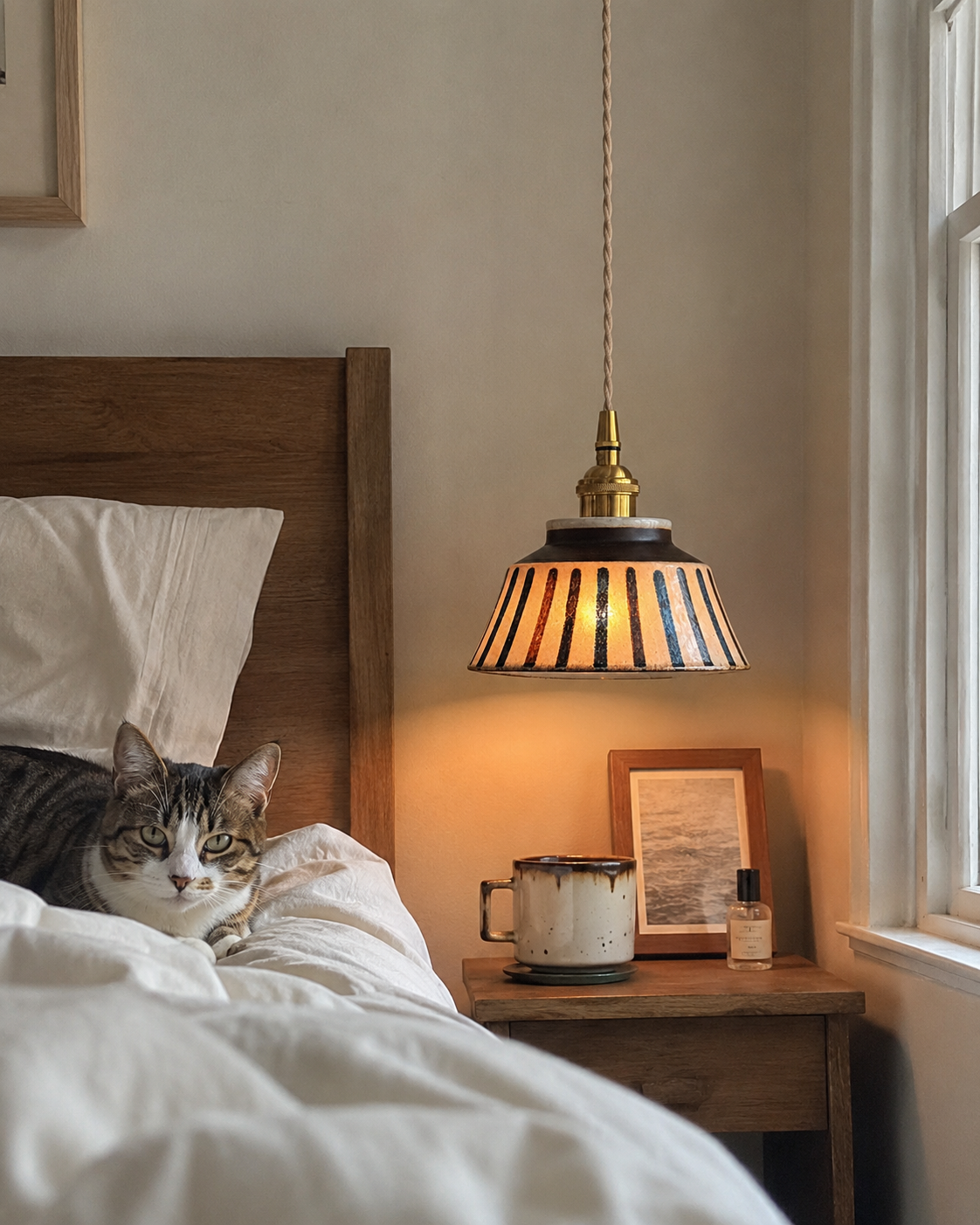 Wei | Retro Ceramic Pendant Light