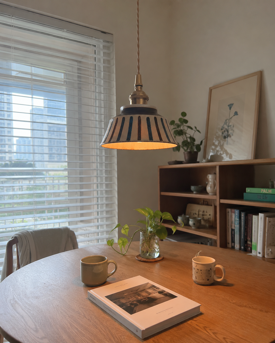 Wei | Retro Ceramic Pendant Light