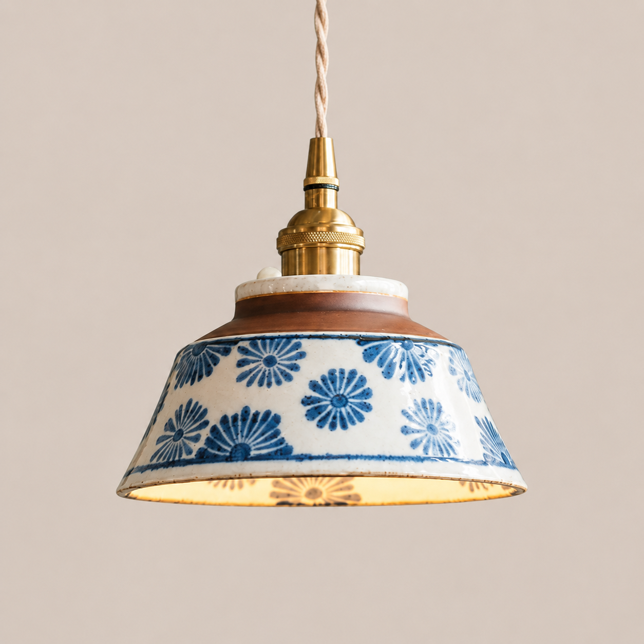 Wei | Retro Ceramic Pendant Light
