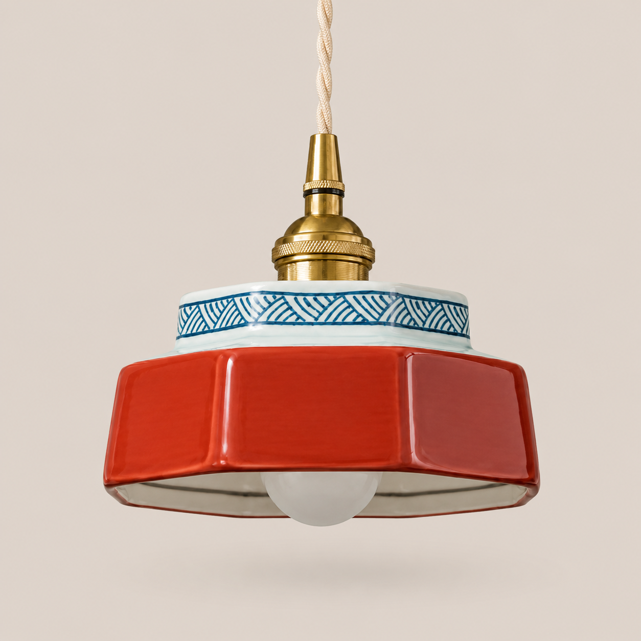 Taro | Retro Ceramic Pendant Light