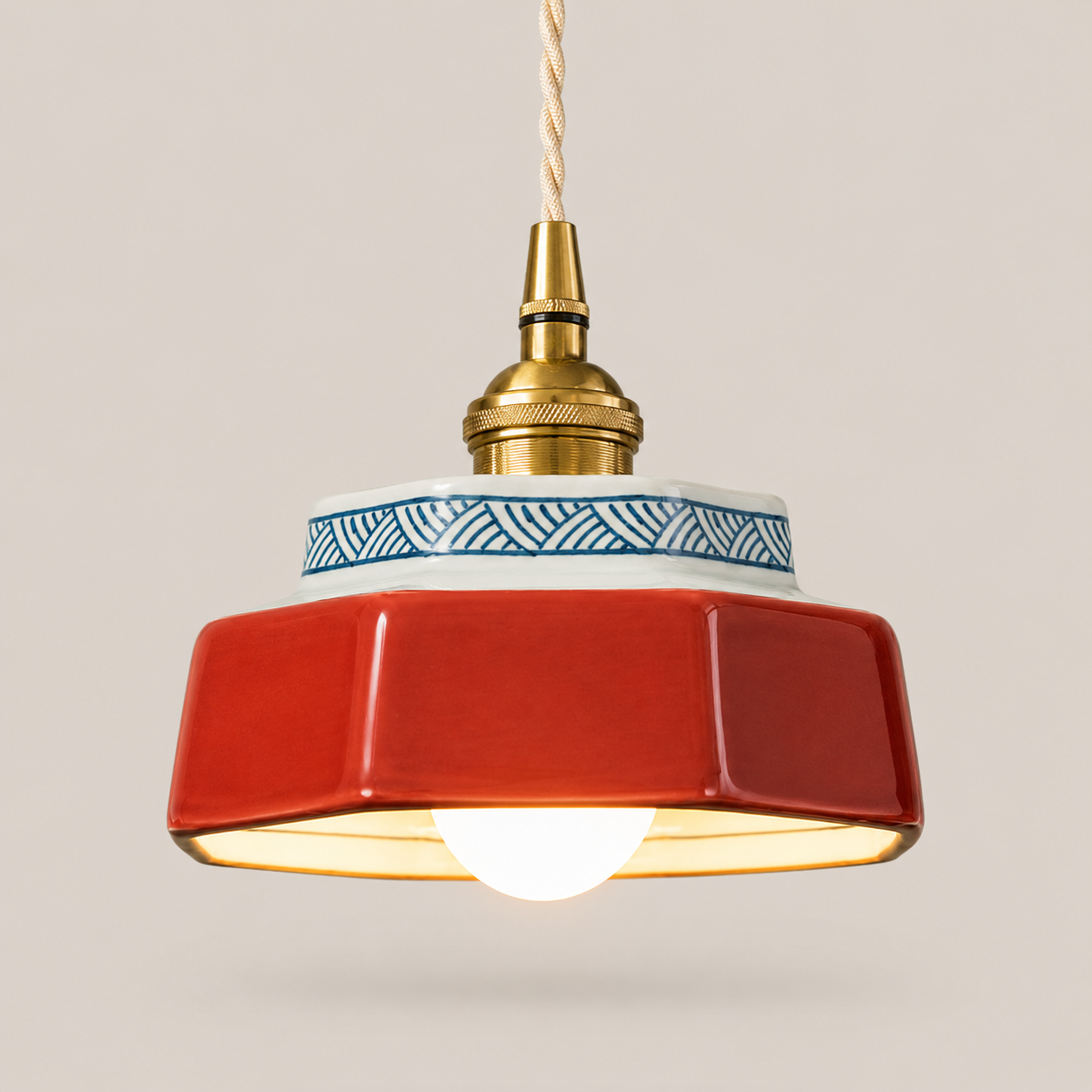 Taro | Retro Ceramic Pendant Light