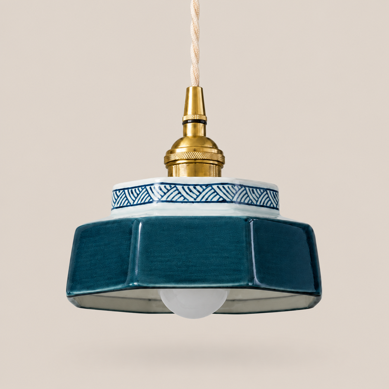 Taro | Retro Ceramic Pendant Light