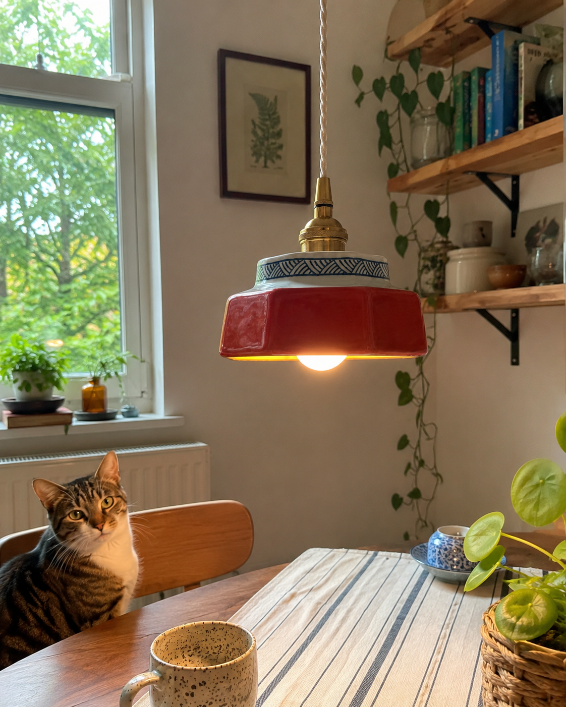 Taro | Retro Ceramic Pendant Light