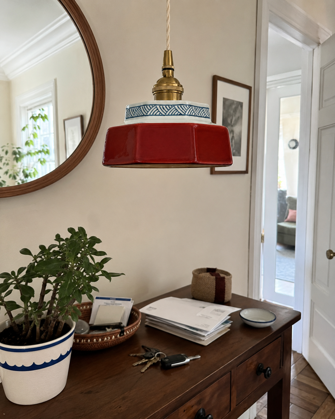 Taro | Retro Ceramic Pendant Light
