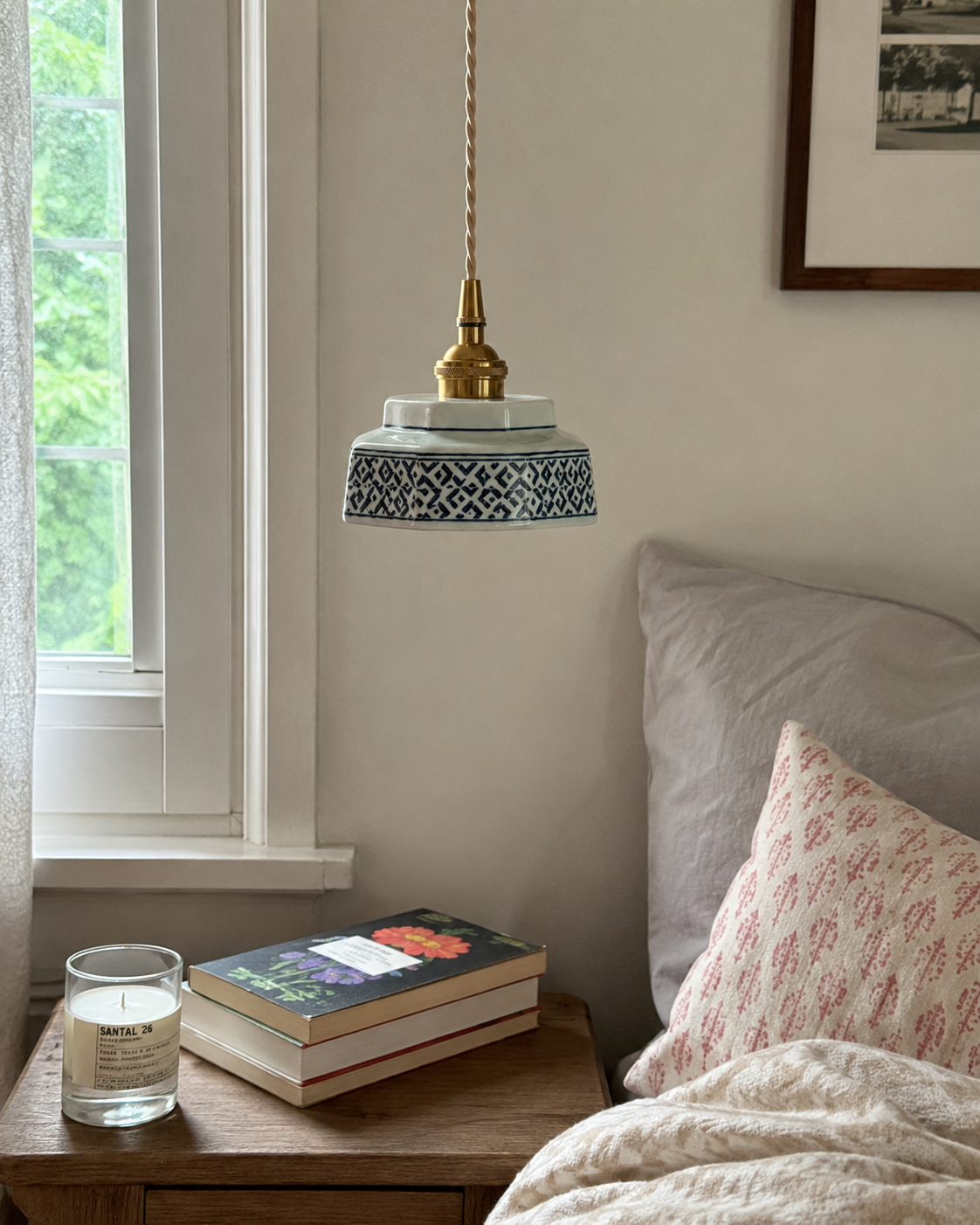 Taro | Retro Ceramic Pendant Light