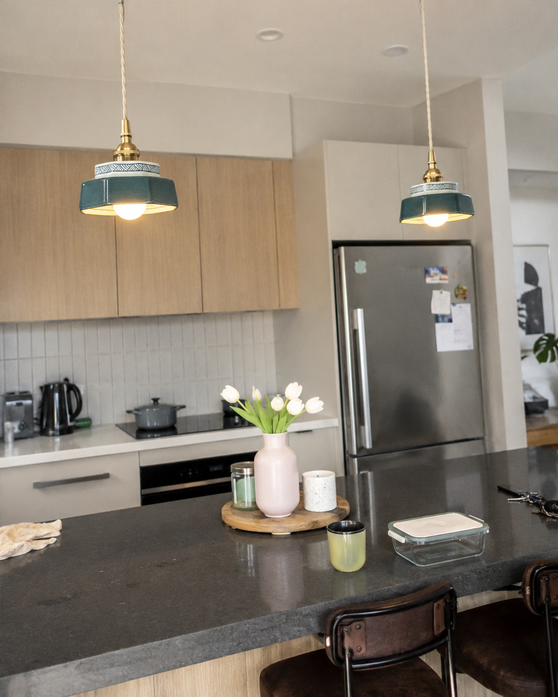 Taro | Retro Ceramic Pendant Light