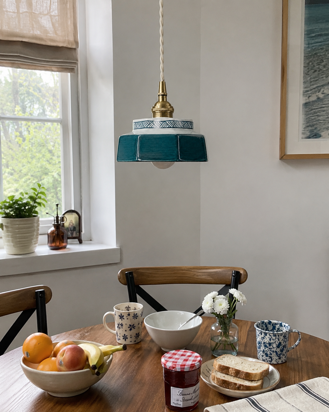 Taro | Retro Ceramic Pendant Light