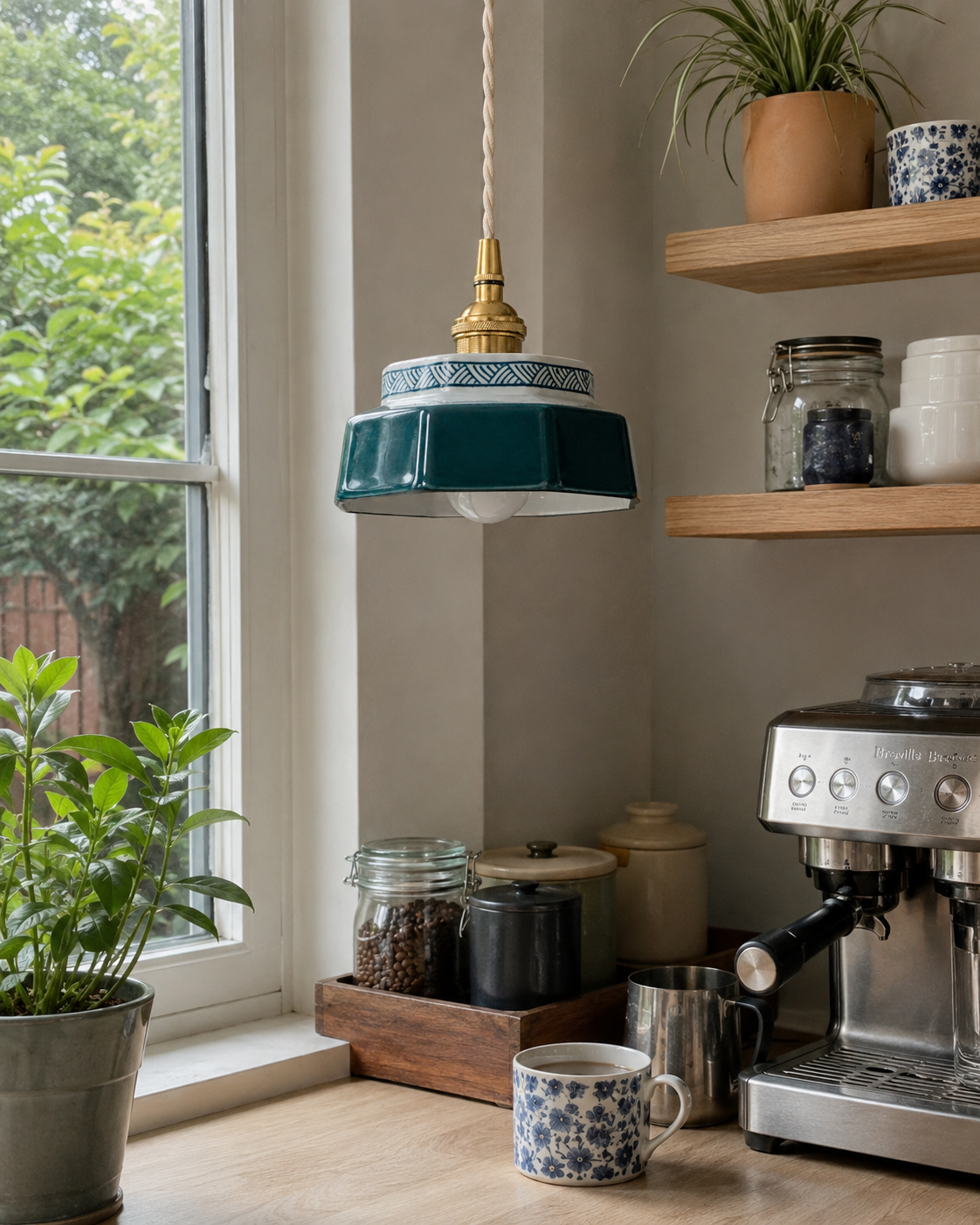 Taro | Retro Ceramic Pendant Light