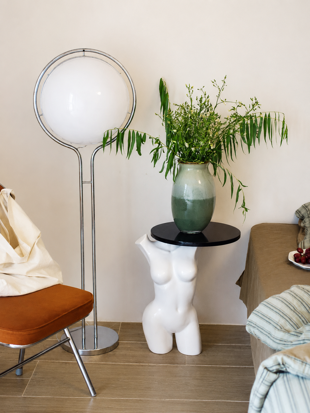 Callan | Bauhaus Acrylic Globe Floor Lamp