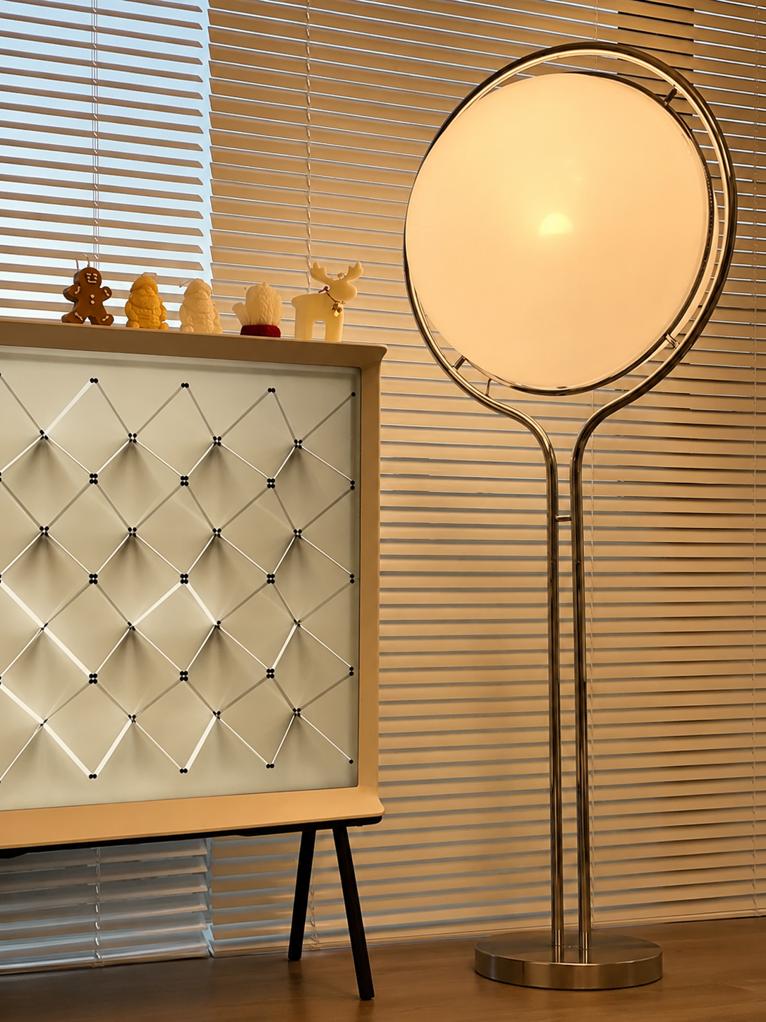 Callan | Bauhaus Acrylic Globe Floor Lamp