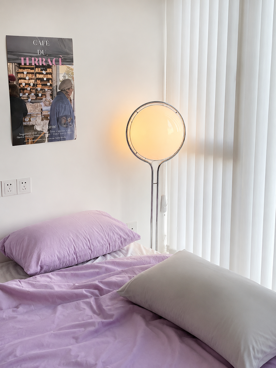 Callan | Bauhaus Acrylic Globe Floor Lamp
