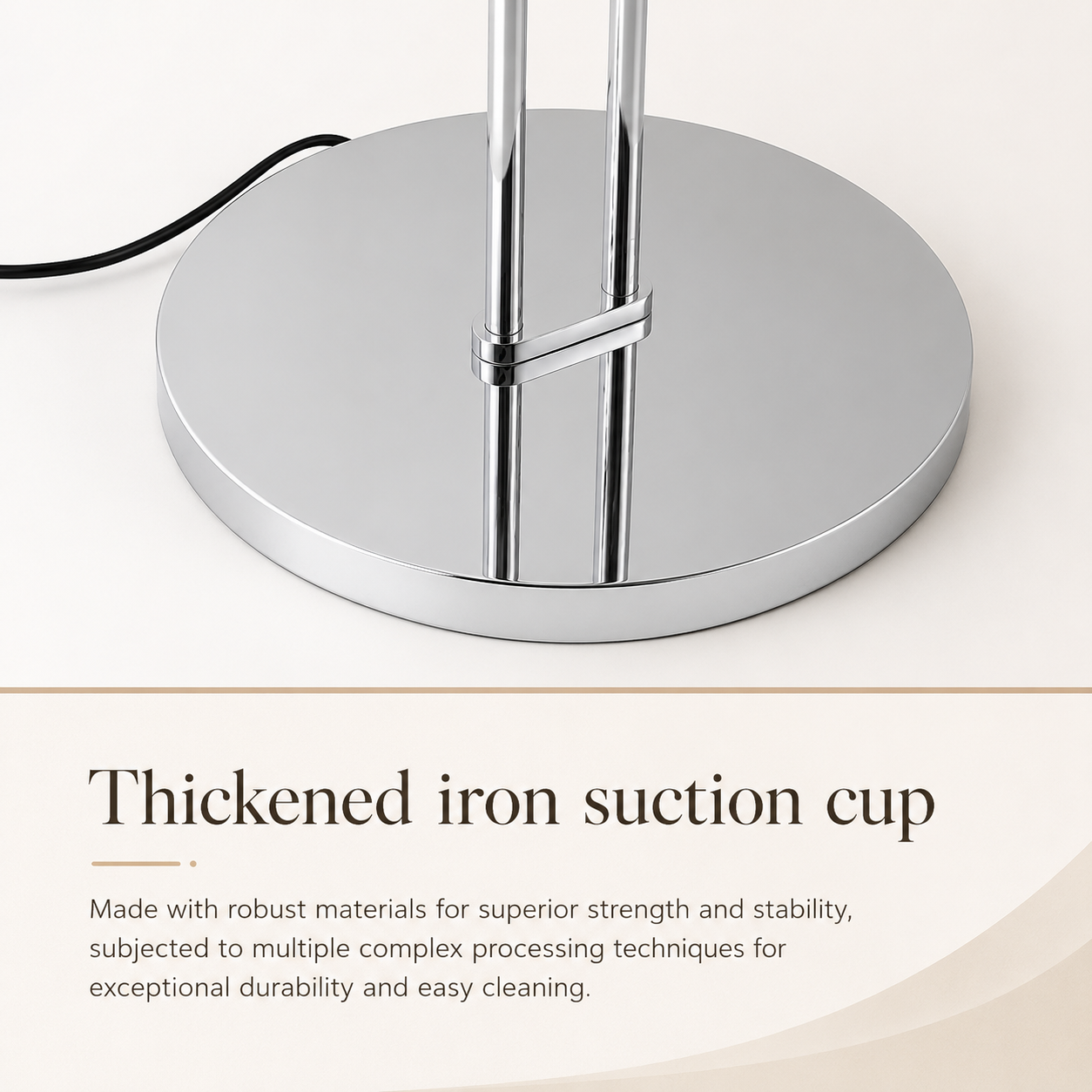 Emeric | Bauhaus Acrylic Globe Arc Floor Lamp