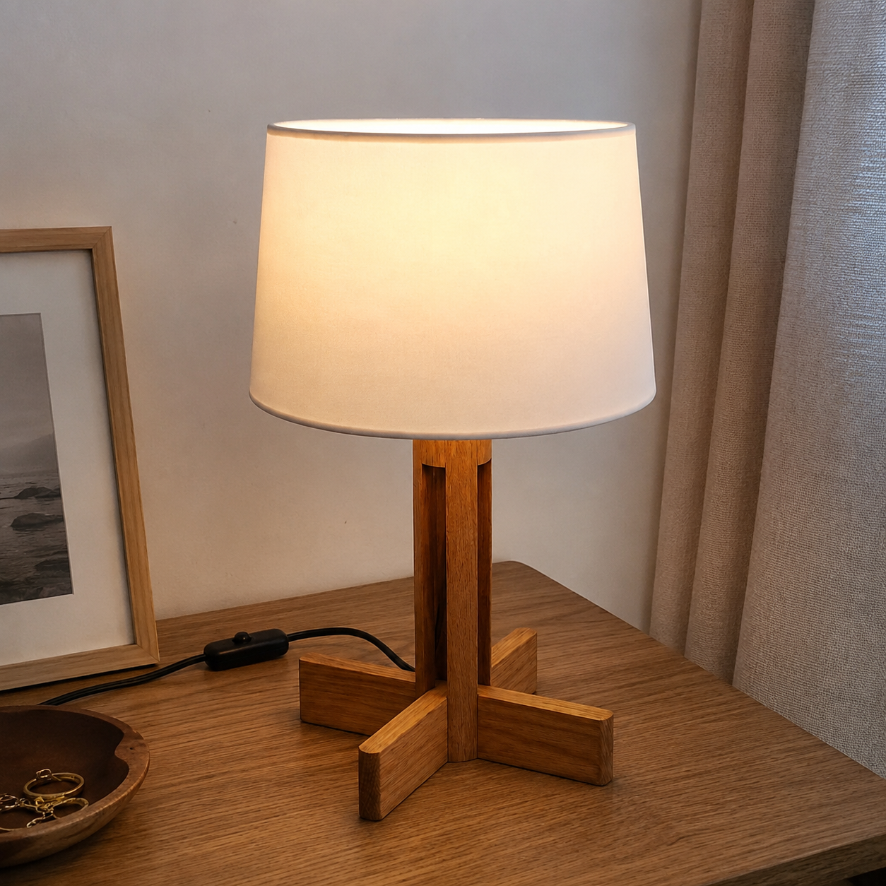 Julian | Japanese Zen Style Designer Table Lamp