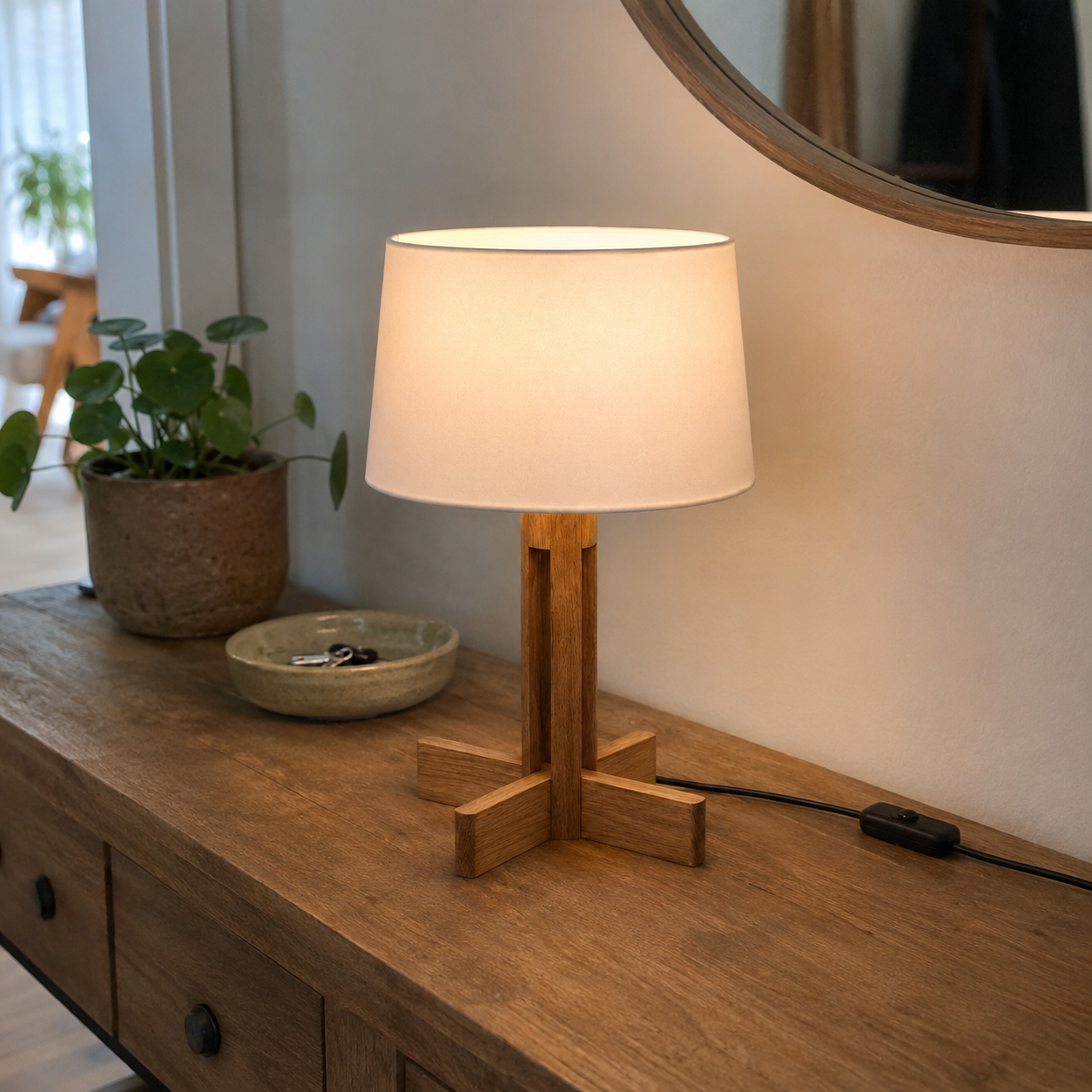 Julian | Japanese Zen Style Designer Table Lamp