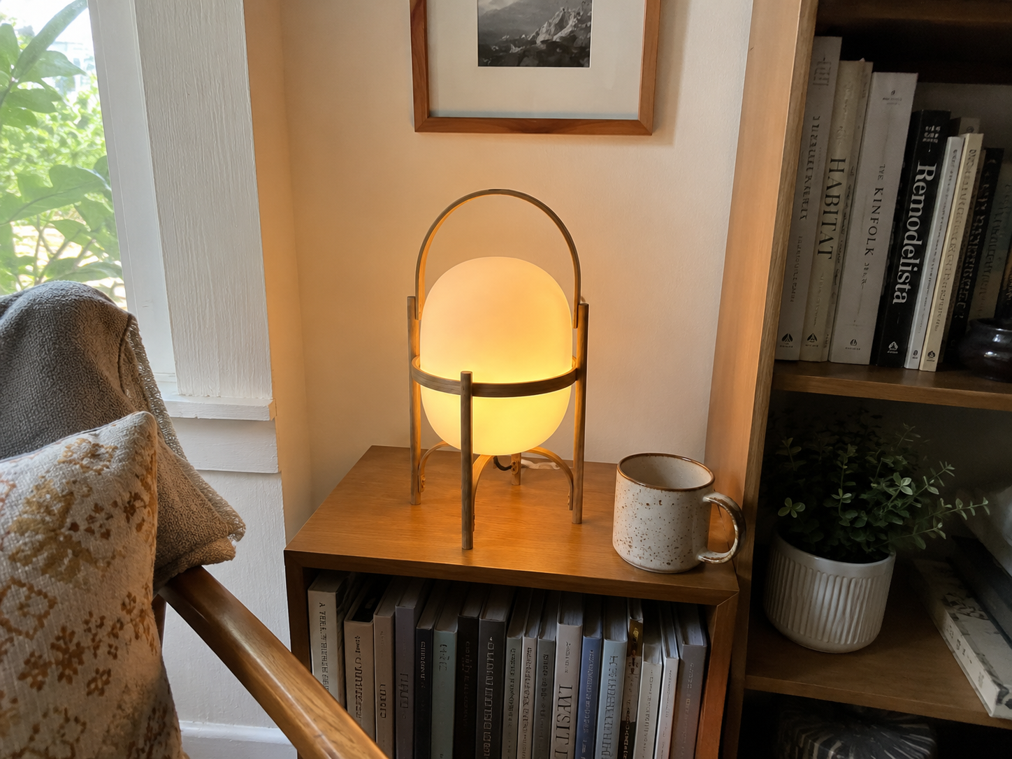Obi | Japanese Basket Glass Table Lamp