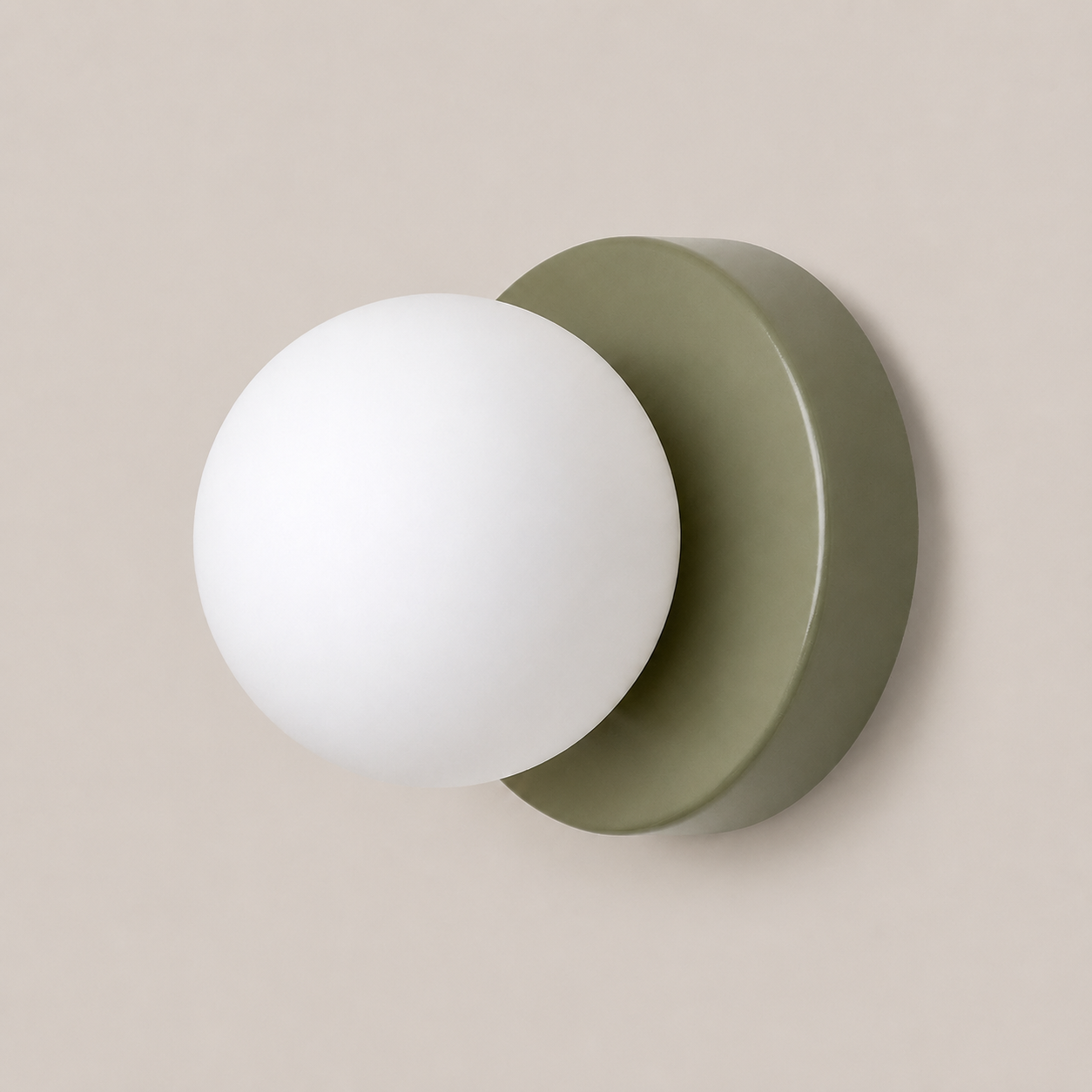 Rosalie | Macaron Sphere Glass Wall Sconce