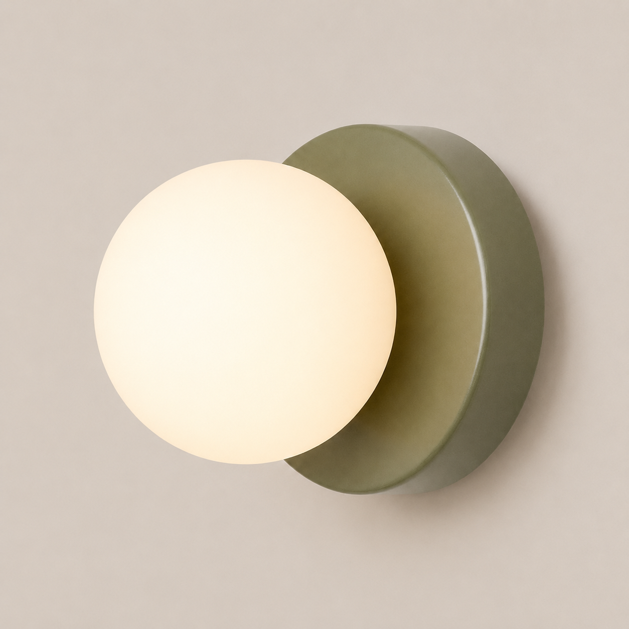 Rosalie | Macaron Sphere Glass Wall Sconce