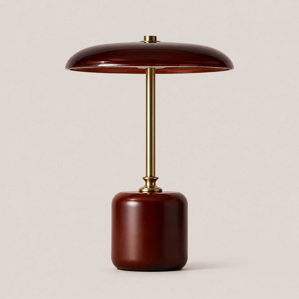 Adelina | Brass Glass Bedside Lamp