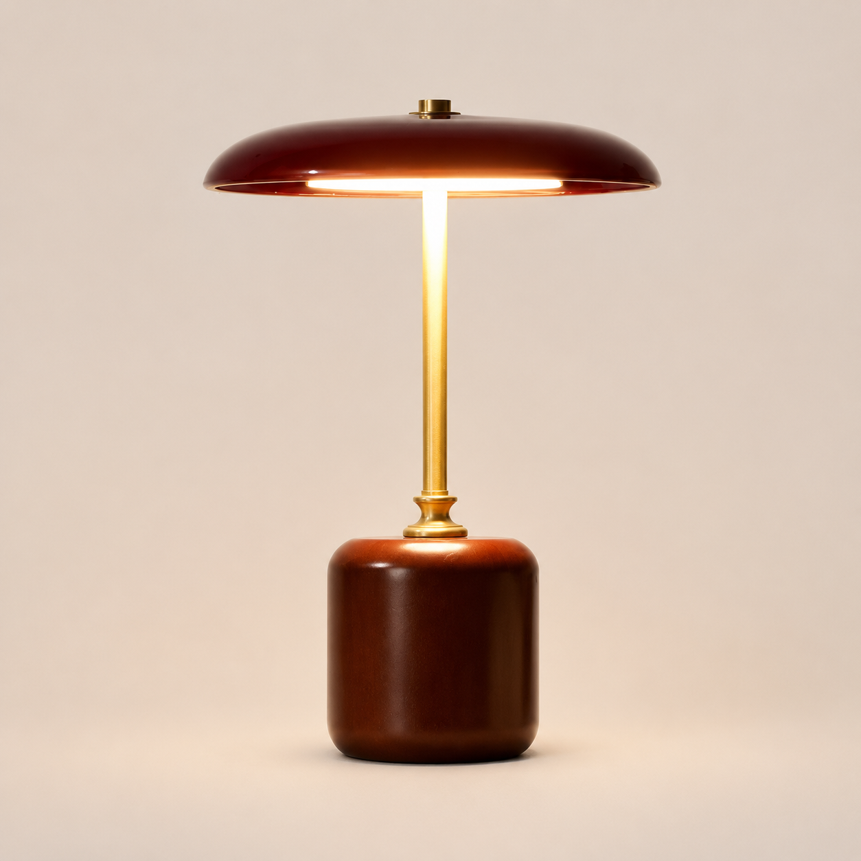 Adelina | Brass Glass Bedside Lamp