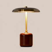 Adelina | Brass Glass Bedside Lamp