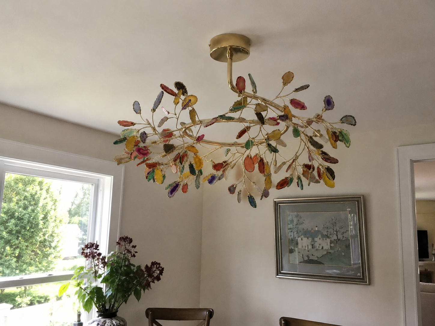 Azura | Nordic Natural Agate Chandelier