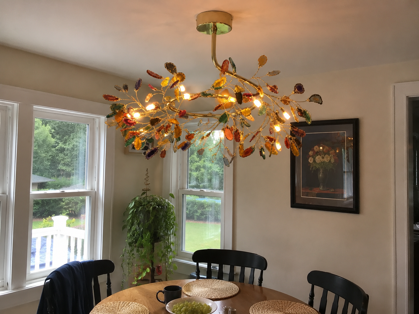 Azura | Nordic Natural Agate Chandelier