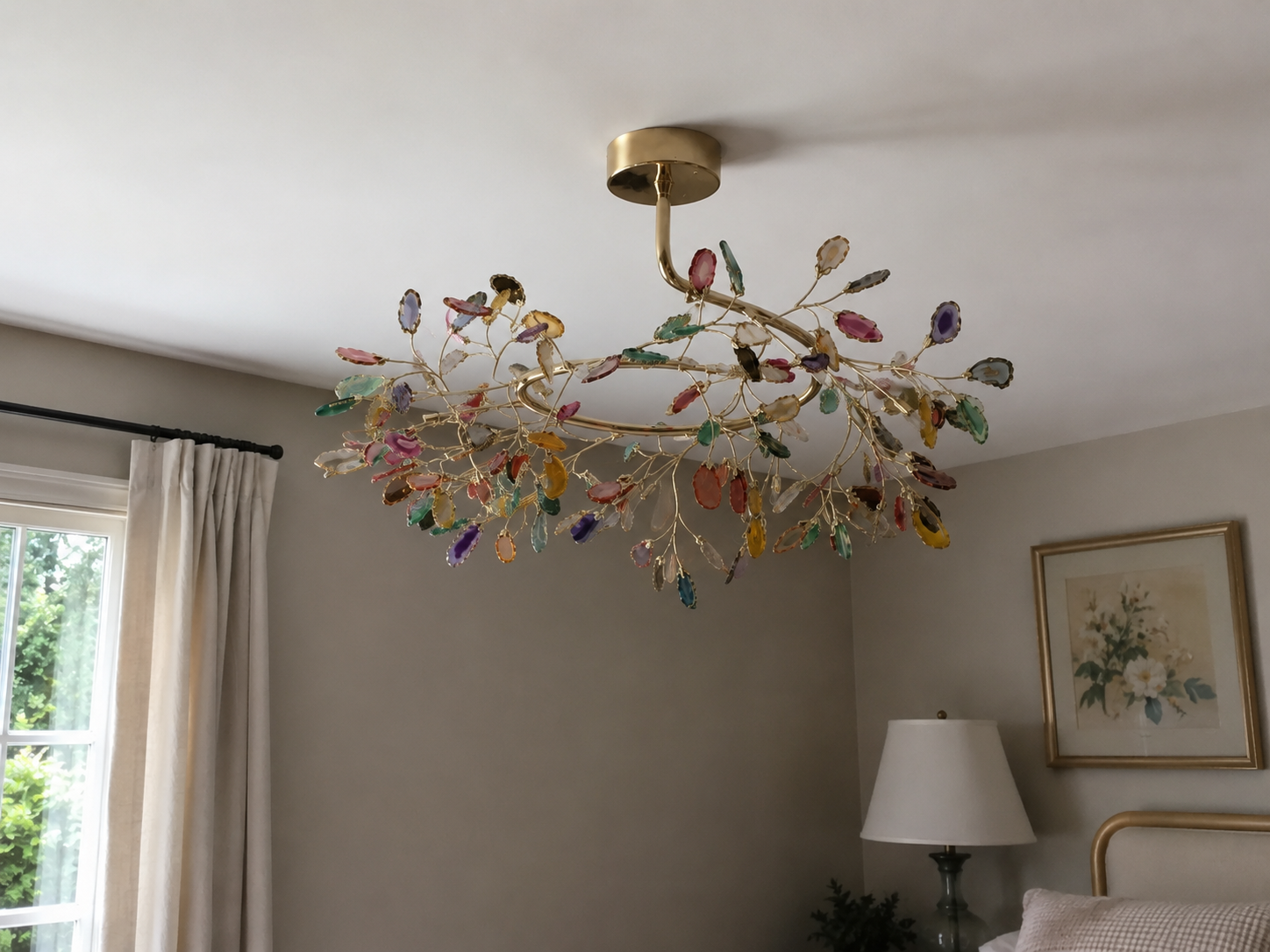 Azura | Nordic Natural Agate Chandelier