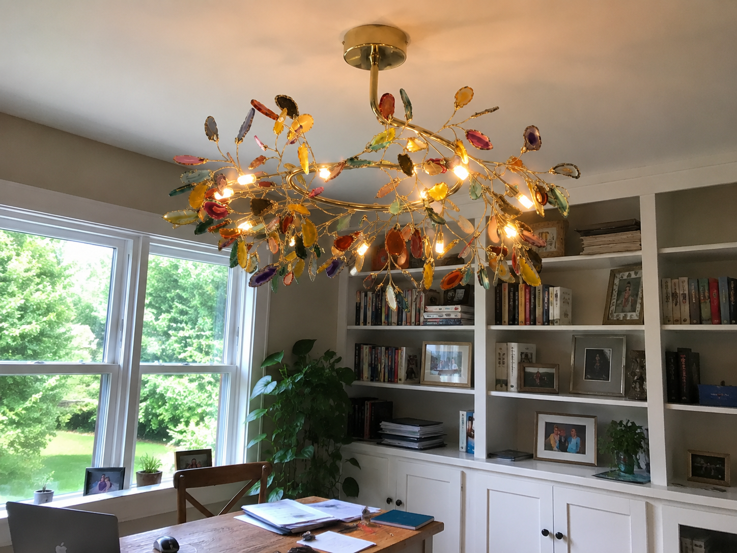 Azura | Nordic Natural Agate Chandelier
