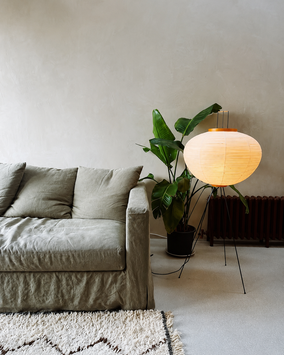 Kaito | Japanese Rice Paper Lantern Floor Lamp