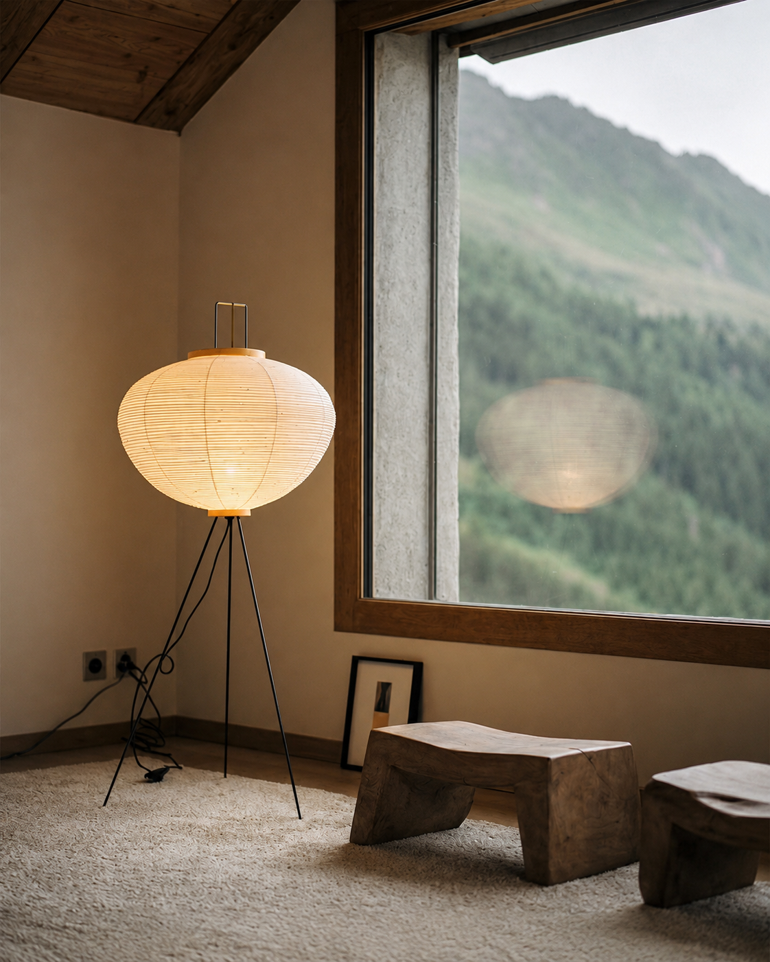 Kaito | Japanese Rice Paper Lantern Floor Lamp