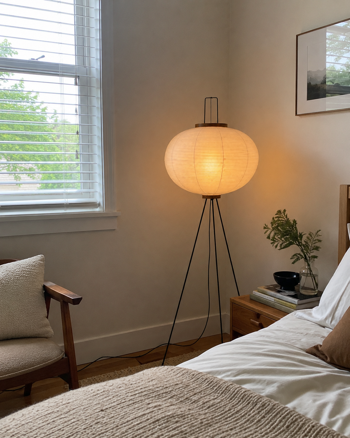 Kaito | Japanese Rice Paper Lantern Floor Lamp