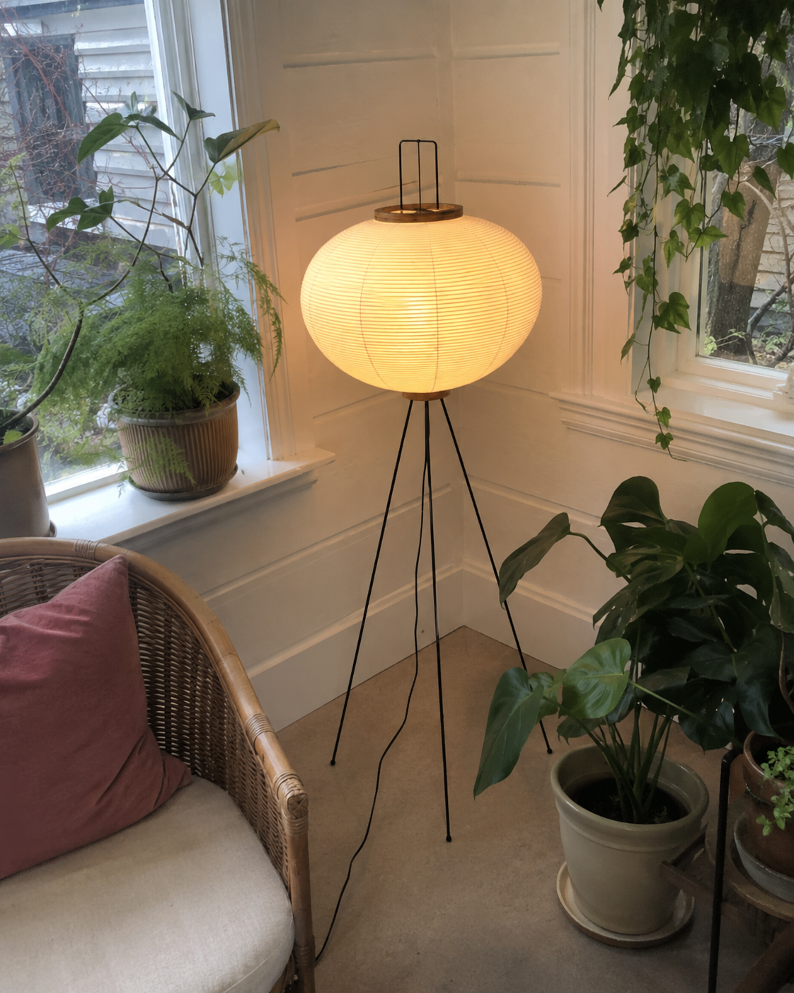 Kaito | Japanese Rice Paper Lantern Floor Lamp