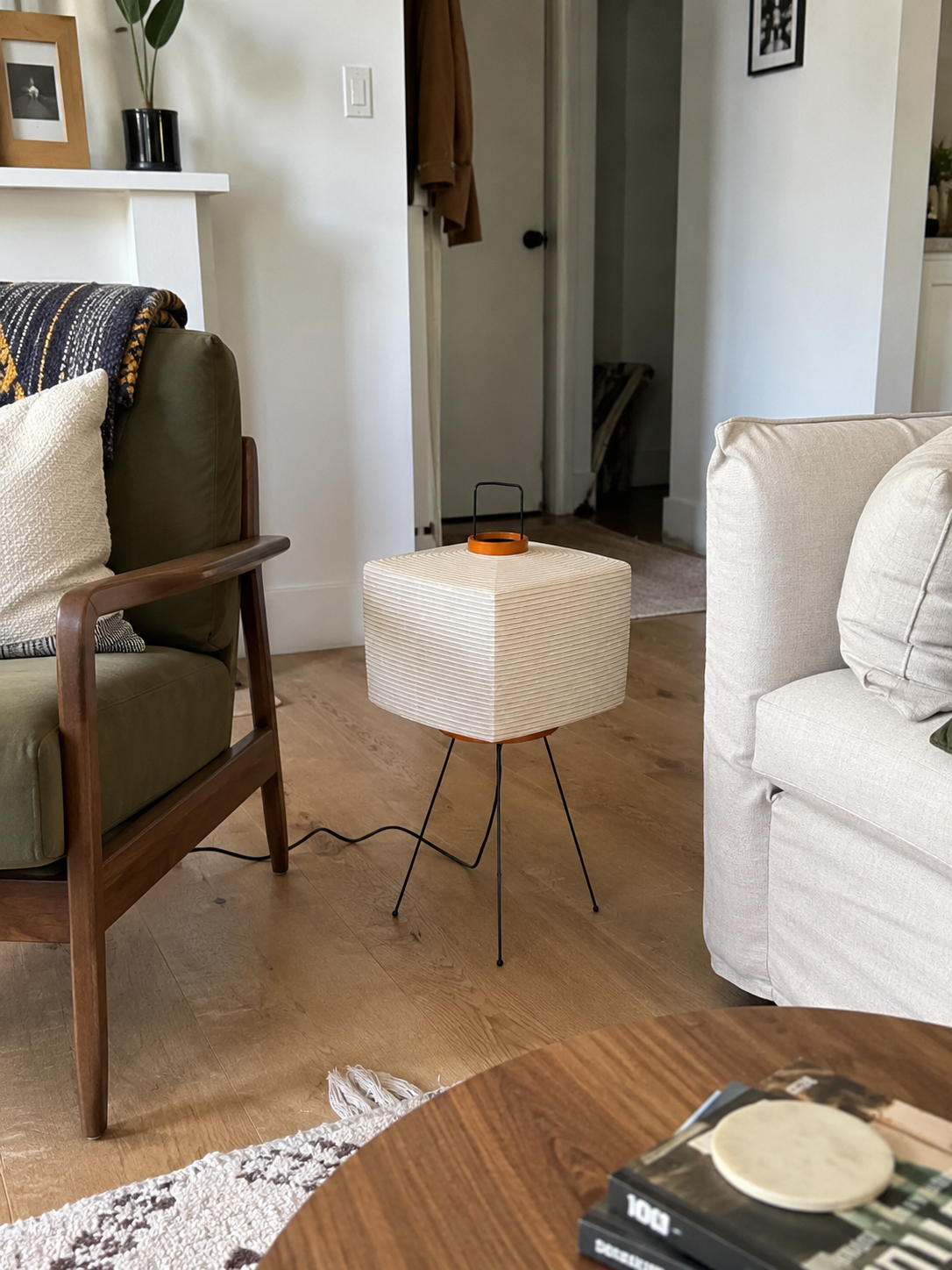 Hiro | Square Rice Paper Table Lamp