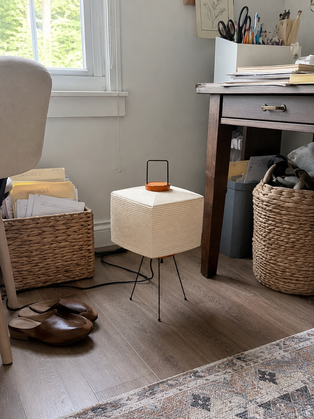 Hiro | Square Rice Paper Table Lamp
