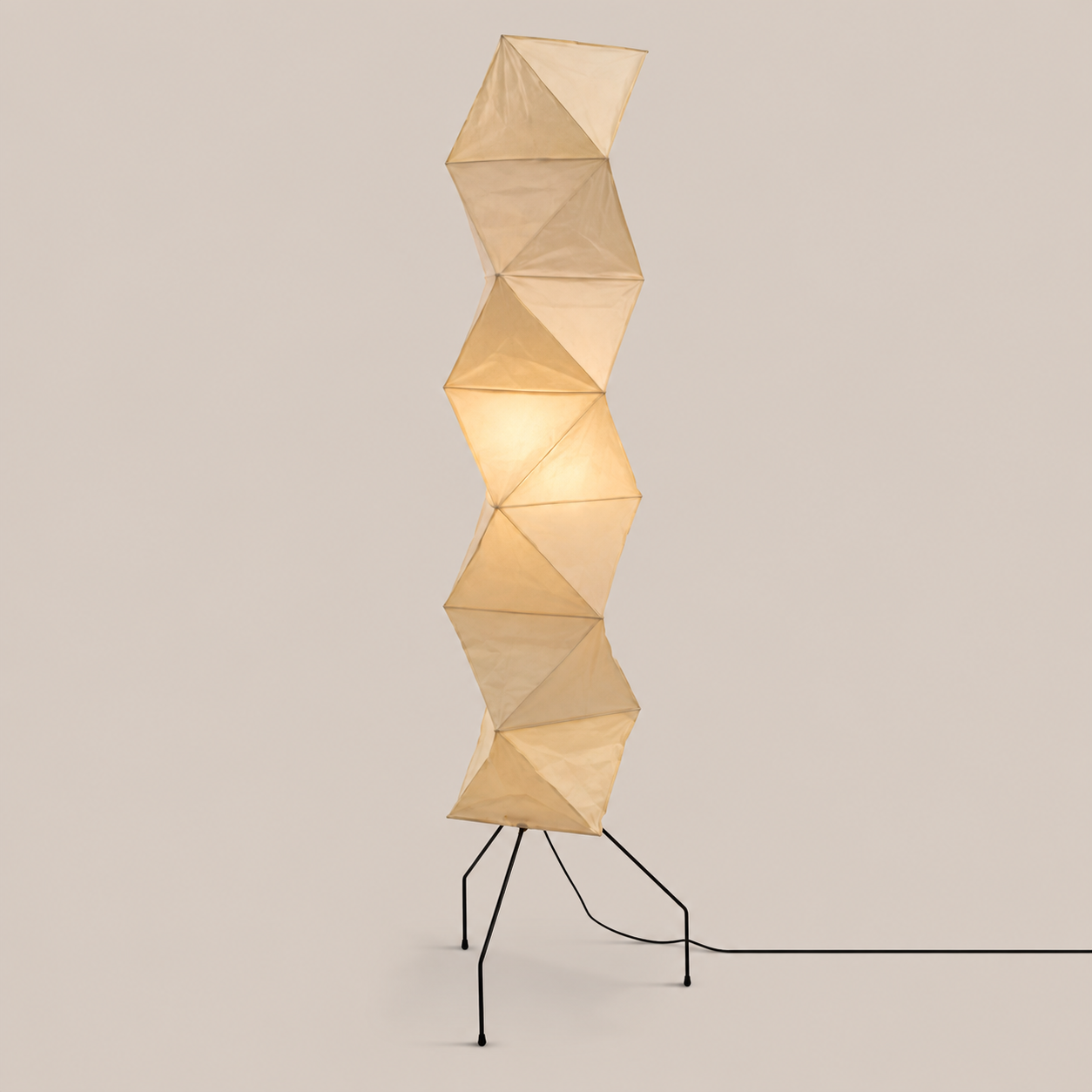 Haru | Japanese Vintage Iron Floor Lamp