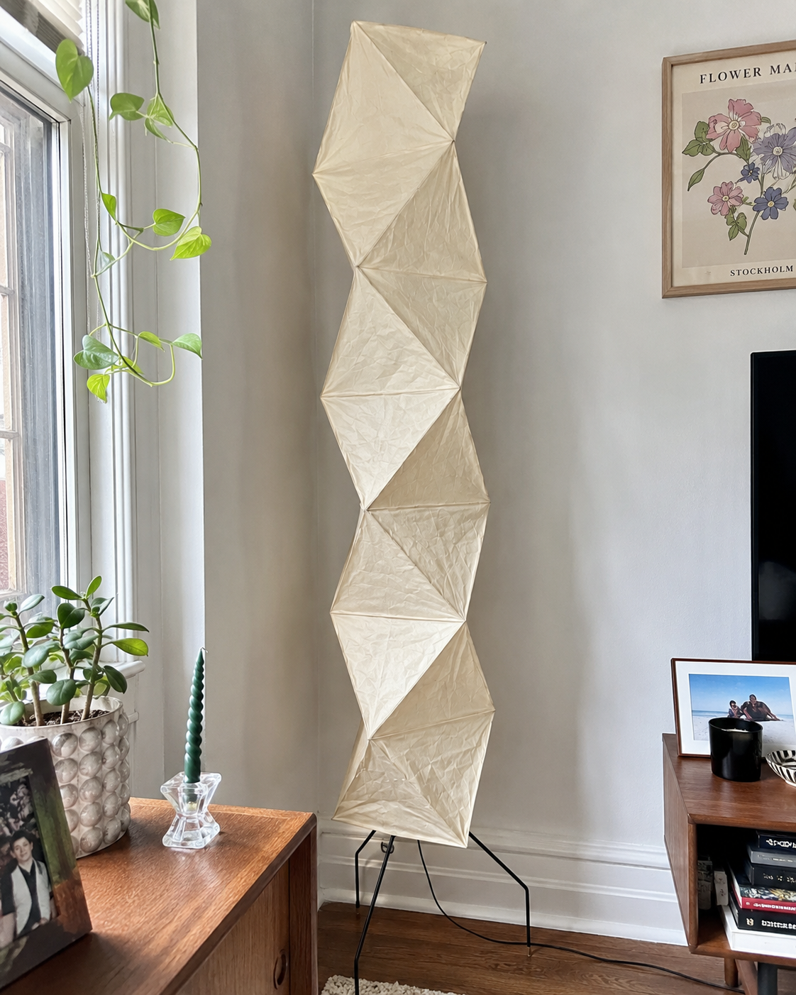 Haru | Japanese Vintage Iron Floor Lamp