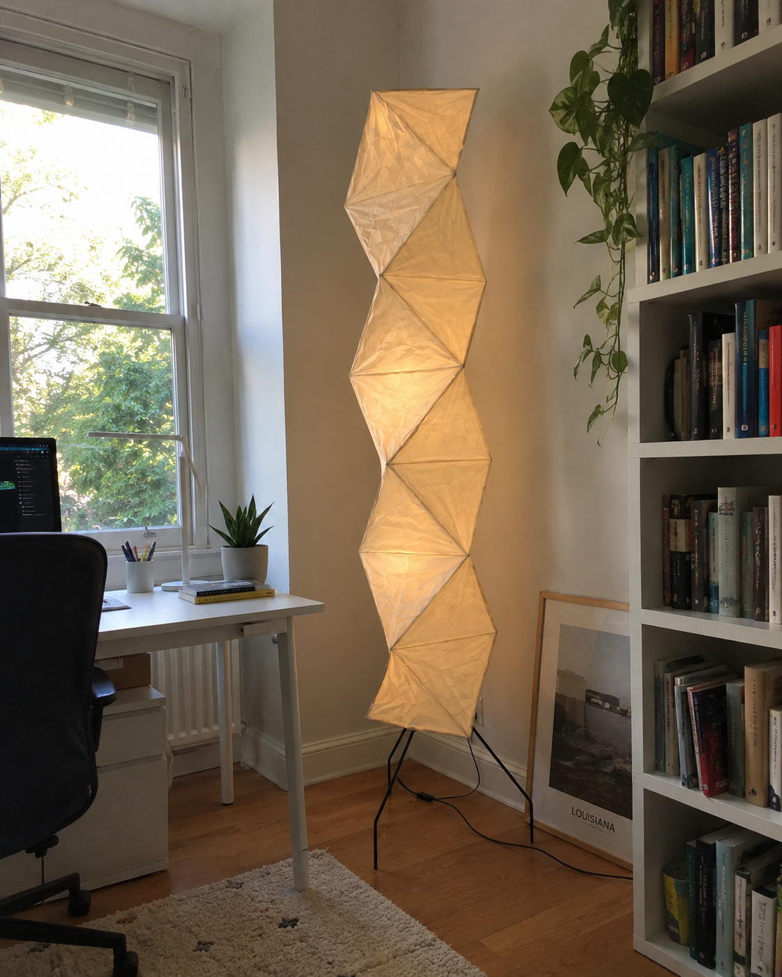 Haru | Japanese Vintage Iron Floor Lamp