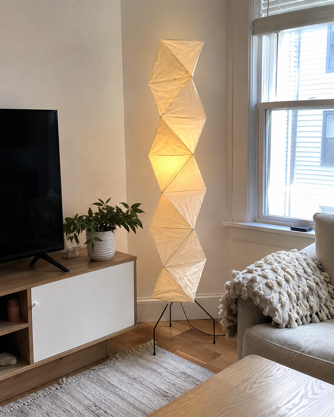 Haru | Japanese Vintage Iron Floor Lamp