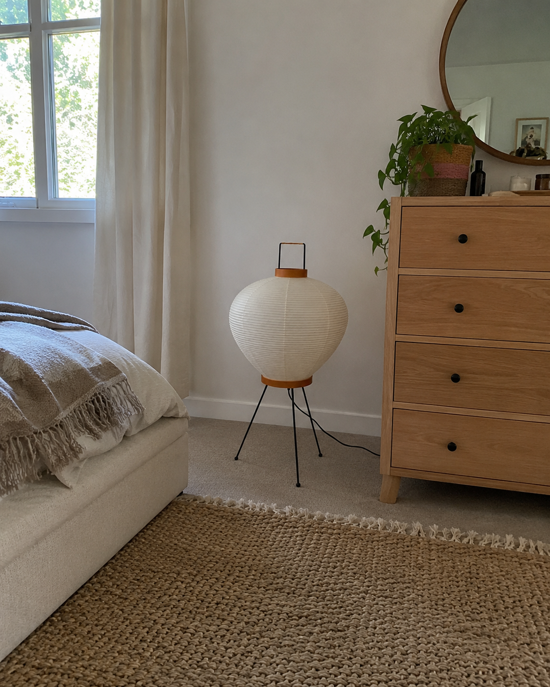 Daiki | Japanese Rice Paper Lantern Floor Lamp
