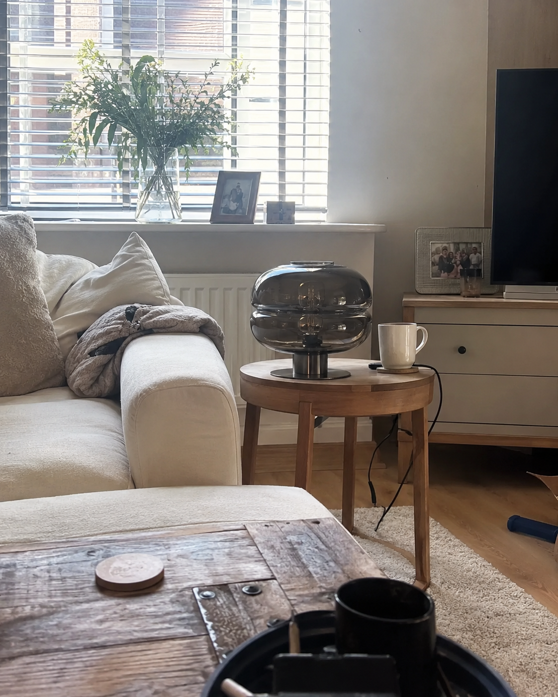 Simone | Postmodern Glass Table Lamp